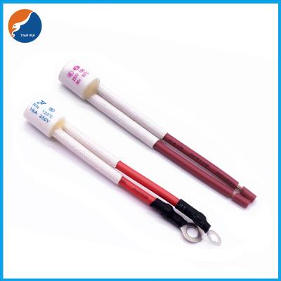 China 15A 16A 25A Thermal Cutoff Fuses Ceramic Case Flame Retardant Insulated for sale