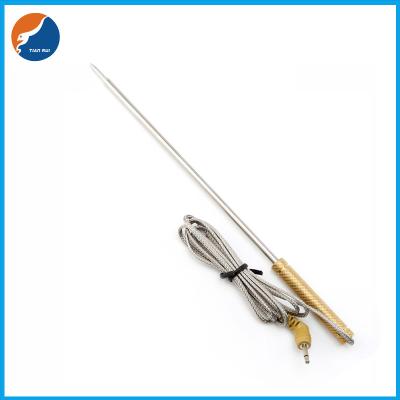 China Food Grade SS304 Probe BBQ Temperature Sensor With Aluminum Handle for sale