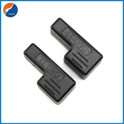 China Auto carro OBD diagnóstico L tipo cerco do OBD II do conector de Encloser OBD2 um ângulo direito de 90 graus à venda