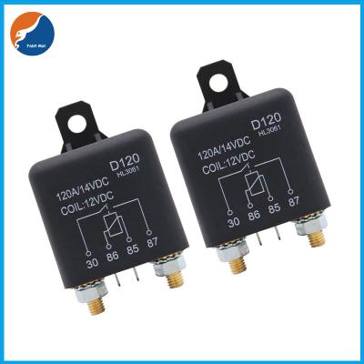 Cina 120A 12V 14V Heavy Duty Car Starter Relay Automotive Relays for Car Motor Truck Boat Engine Power Start in vendita