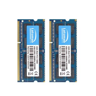 China LAPTOP Memoria RAM DDR3 DDR3L 1866MHz 1333 1600MHz 8GB 16GB RAM Notebook PC3L-14900 204Pins SODIMM 1.35V 1.5V RAM Laptop Memory Module for sale