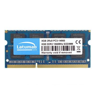 China Notebook RAM 8GB 4GB 2GB DDR2 DDR3 DDR3L 667 LAPTOP Laptop Memory 800 1866 1600 1333 HMz 1.35V 1.5V 1.8V SODIMM 200 240 Pin RAM Memory for sale