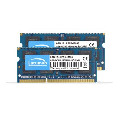 China Laptop Memory PC3-12800 204Pins SODIMM 1.5V Memoria RAM DDR3 Laptop Memory Module Latumab RAM DDR3 8GB 16GB 32GB 1600MHz LAPTOP for sale