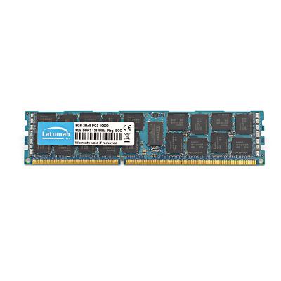 China Server Latumab DDR3 8GB 16GB 32GB 1333MHz REG ECC Server Memory PC3-10600 240 Pins Registered ECC Memoria RAM DDR3 Memory Module for sale