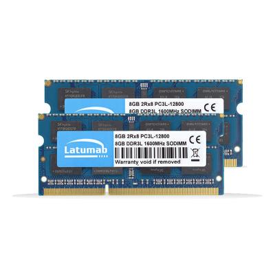 China Laptop Latumab Ddr3L Desktop Ram 8Gb 1866Mhz Cl13 Pc3L-12800 1600Mhz Sodimm 4Gb 204-Pin Ddr3 So-Dimm 1600 (Pc3L 12 Pc3L 1 for sale