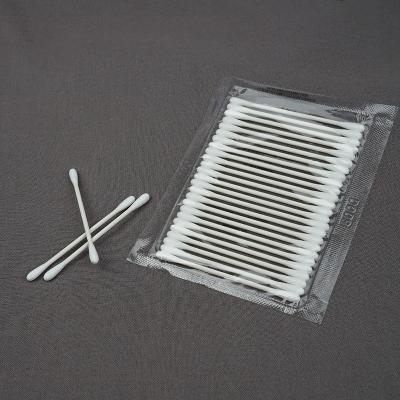 China SUPERIOR Paper Eco Friendly Dust Free Lint Free Industry Clean Double Headed Stick Paper Cotton Swab for sale