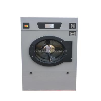 China Hotel.factory .laundry 30KG LPG Hospital / LNG dryer machine factory price commercial tumble dryer for sale