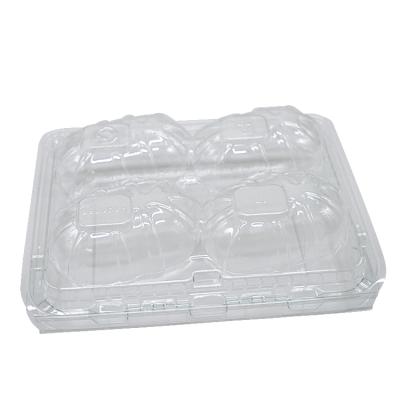 China Disposable Clamshell Fresh Fruit Container Special Designed Disposable Kiwi Packaging Plastic Box for sale