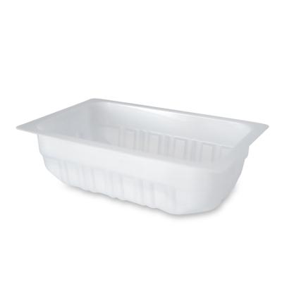 China Disposable Food Grade Disposable Plastic Fresh Fruit/Vegetable Container/Meat Packing Tray For Supermarket Fresh-keeping for sale