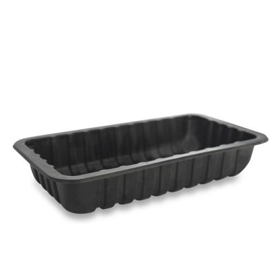 China Factory price disposable food grade vegetable/fruit/meat packaging disposable plastic trays on sale for sale