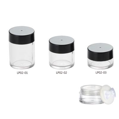 China LP02-01~03 Cosmetic Loose Powder Jar 35ml.25ml.12ml for sale