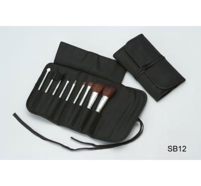 China Professional Animal Hair Makeup Brush Set 9 Sets for sale