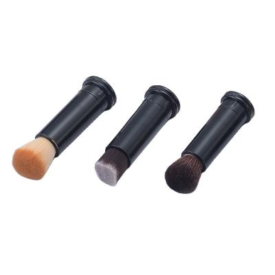 China Angular Blush Retractable Kabuki Brush Face Powder Brush Makeup Brush for sale