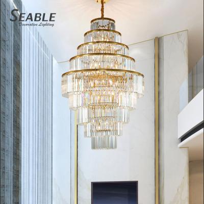 China Home Metal Crystal Italian Modern Luxury Home Decor Villa Hotel Villa Hotel Chandelier for sale