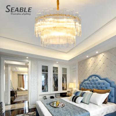 China Contemporary Luxury Indoor Modern Glass Chandelier Decoration Coffee House Style Pendant Light for sale