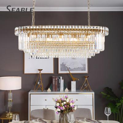 China New Product Fixtures Decoration Modern Residential Home Villa Cafe LED Crystal Chandelier Light for sale