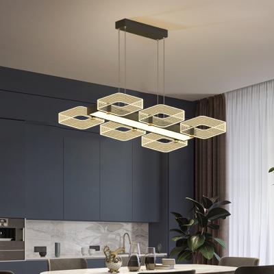 China Contemporary Style Indoor Living Room Decoration Modern Dining Room LED Chandelier Light for sale