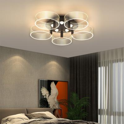 China Hot Sale Indoor Luxury Acrylic Material LED Bedroom Living Room Decoration Outdoor Mounted Modern Ceiling Light for sale