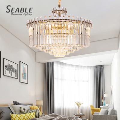 China Modern Decorative Low Price Indoor Decoration Lighting Home Metal Crystal Hanging Light Modern Cafe for sale