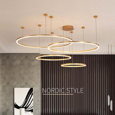 China Modern Decorative Modern Acrylic Indoor Chandelier Living Room Dining Room Style Pendant Lamp for sale