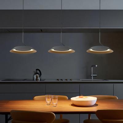 China Ash Black Matte Gold Indoor Modern LED Pendant Light High Performance Contemporary Acrylic Decoration Living Room for sale