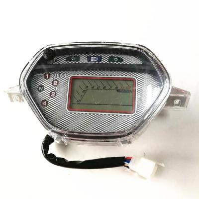 China Hot Sale Motorcycle Parts WAVE 100 Guerrero 100 Digital Motorcycle Tachometer LCD Meter for sale