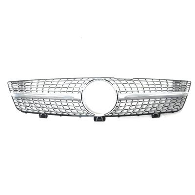 China Silver ABS Diamond Grille For Mercedes Benz CLS W219 08-10 for sale