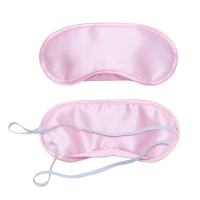 China Anti-Wrinkle Customize Soft Silk Visor Polyester Sleep Eyemask Multicolor For Gift for sale