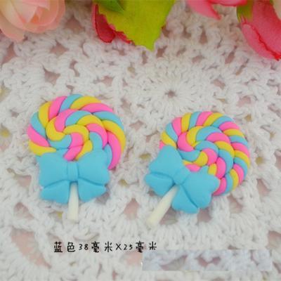 China Flatback Colored Resin Flatback Europe Lollipop Planar Cabochons For Crafts for sale