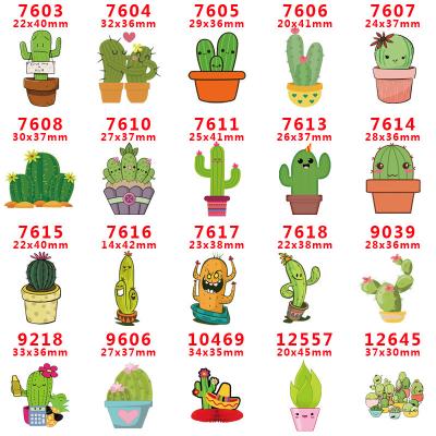 China Artificial Hot Selling Cartoon Cactus Model Resin Planar Flat Back For Arch DIY for sale