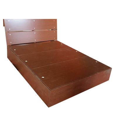 China Modular Single Queen King Wooden Storage Bed for sale