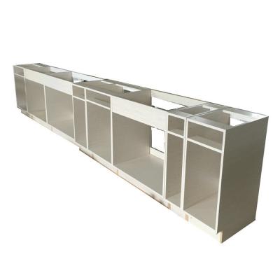 China PANEL Melamine Panel Modular Sideboard Case Designs for sale