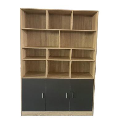 China 5 modern white layers of book shelves with storages for sale