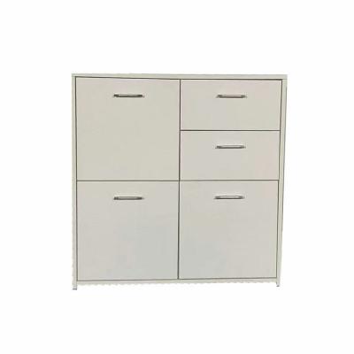 China Modern Simple Two Drawers Three Door Cheap White Wardrobe for sale