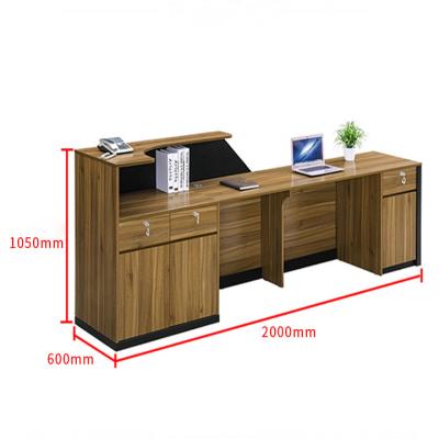 China New Design Modern Mall Reception Desk Furniture Cashier Desk for sale