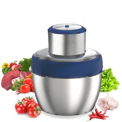 China Hotel Houseware Kitchen Electric Commercial Stainless Steel Portable Food Chopper for sale