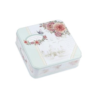 China 2020 Hot Sale Eco-Friendly and Recyclable Tinplate Tin Box Square Packaging Canister Candy Tin Box for sale