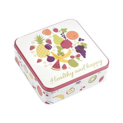 China Eco-Friendly and Recyclable Tinplate Tin Box Eco-Friendly and Recyclable Creative Custom Small Square Food Metal Box Packaging for sale