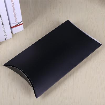 China Recycled Materials Paper Pillow Box For Hair Extension Packaging Accept Custom Order for sale