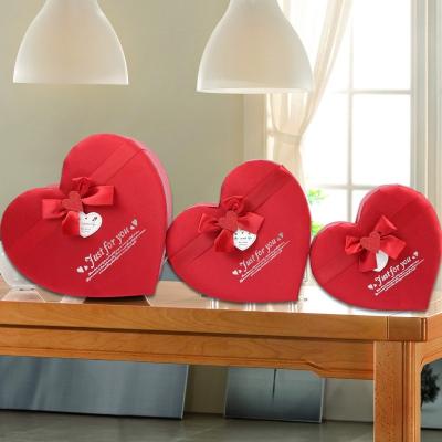 China Recycled Materials China Factory Accept Wholesale Valentines Gift Heart Shaped Box for sale