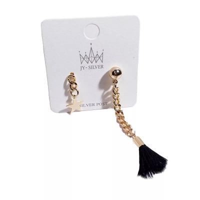 China Jewelry Earring Cards Scarf Jewelry Display Anti-counterfeit Cards for sale