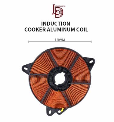 China For induction cooker PE coil holder+aluminum/copper wire CUSTOMIZED induction cooker coil for sale