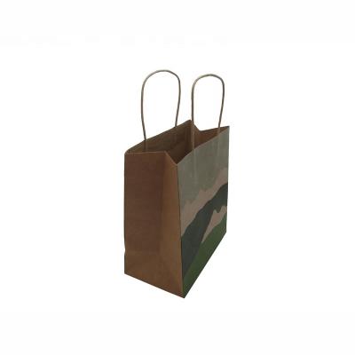 China Recyclable Craft Paper Bag Printing Paper Gift Bag Custom Brown Kraft Paper Bag for sale