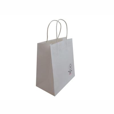 China Recycled Materials Wholesale Logo Shopping Paper Bag Custom Printed for sale