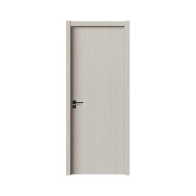 China Modern simple flat eco-friendly wooden door for bedroom study Guangdong factory customization for sale