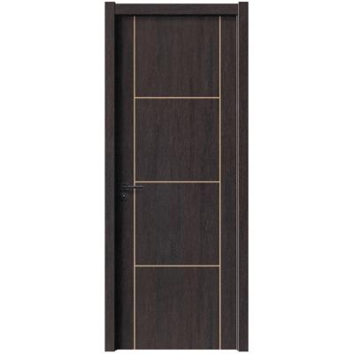 China Solid Carbon Composite Porch Bedroom Flat Wood Door Crystal Moisture Proof Paintless Door Modern Interior for sale