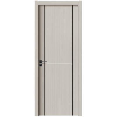 China Modern stylish and simple set of interior single bedroom wooden door customization for sale