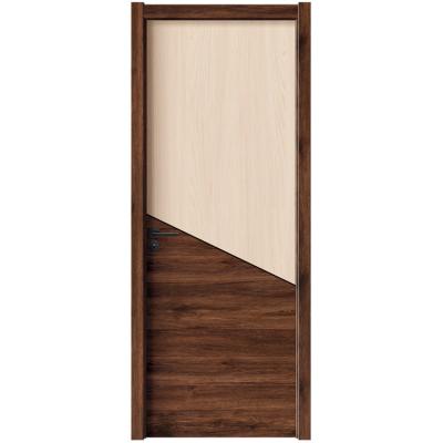 China Modern simple solid wood color multilayer eco-friendly door wholesale customization for sale