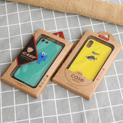 China Recyclable Eco Friendly Matte Lamination PVC Box Packing Phone Case With Inner Tray for sale