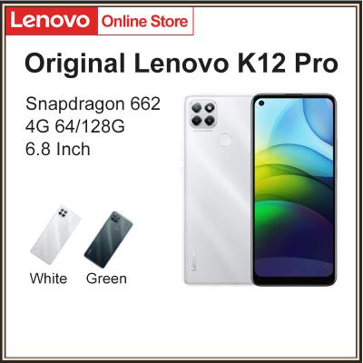 China Dual SIM Card Original Unlock Lenovo K12 Pro Phone 4G RAM 64G or 128G ROM Snapdragon 662 Octa-core 6000mAh Smartphone for sale